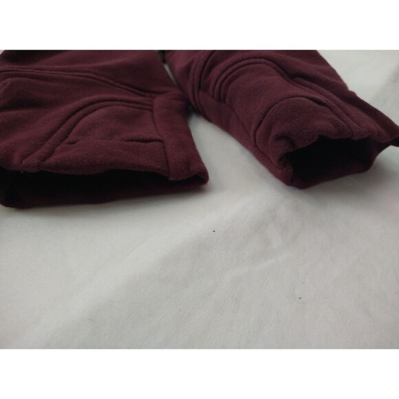 Maven Thread Full Zip Track Jacket Ponte Knit Size XXL Colorblock Burgundy Cream - Picture 9 of 16